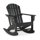 Classic Black Adirondack Rocking Chair