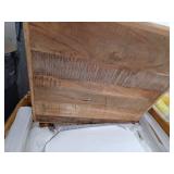 Jofran Reclamation Rustic Reclaimed Solid Wood Square End Table with Storage Shelf