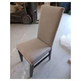 New Classic Furniture Julius Walnut Upholstered Dining Chair, Set of 2