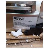 Commercial Food Warmer Display Case with Fan- DAMAGED- dented on back right corner and small dent on top - POWERS ON