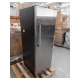 Vissani 24 in. 11 cu. ft. Convertible Auto Defrost Garage Ready Upright Freezer/Refrigerator in Stainless Steel, Energy Star