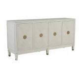 Strella White Modern Sideboard Cabinet