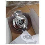 Speakman Reaction Single Function Fixed Shower Head  2.0 GPM  Smokey Gray