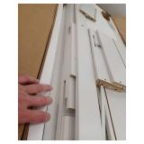FUFU&GAGA9-Drawer White Paint Finish Dresser Chest of Drawers 31.5 in. H x 63 in. W x 15.7 in. D