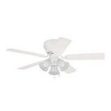 Craftmade 42 Inch Wyman Ceiling Fan with Bowl Light White