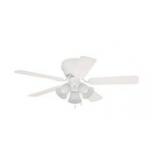 Craftmade 42 Inch Wyman Ceiling Fan with Bowl Light White