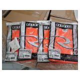 Radians SV22-2ZOM-L Polyester Mesh Economy Class 2 High Visibility Zipper Closure Vest with Two-Tone Trim  Large  Orange- lot of 4