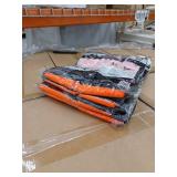 Radians SV22-2ZOM-L Polyester Mesh Economy Class 2 High Visibility Zipper Closure Vest with Two-Tone Trim  Large  Orange- lot of 4