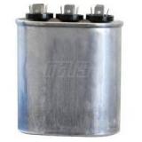 20/5 MFD 370V Dual Section Oval Capacitor - #12063