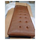 Modern Brown Leather Sofa