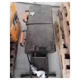 Blackstone 1550 On The Go Scissor-Leg Tailgater Grill and Griddle Combo with Hood