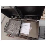 Blackstone 1550 On The Go Scissor-Leg Tailgater Grill and Griddle Combo with Hood