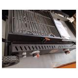 Blackstone 1550 On The Go Scissor-Leg Tailgater Grill and Griddle Combo with Hood