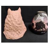 Native American Pottery and Sculpture Set