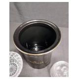 Vintage Gevalia Coffee Canister Set with Crystal Sugar Bowl