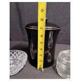 Vintage Gevalia Coffee Canister Set with Crystal Sugar Bowl
