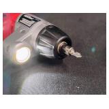 Red Hyper Tough 4.0V Cordless Screwdriver with LED Light