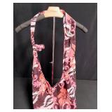 Tropical Floral Print Hobo Bag