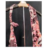 Tropical Floral Print Hobo Bag