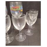 Inspirational Decorated Wine Glass Set