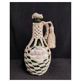 Vintage MacramÃ© Wine Bottle Cover with Tassel