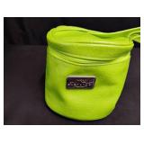 Neon Green Kipling Cosmetic Bag