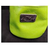 Neon Green Kipling Cosmetic Bag