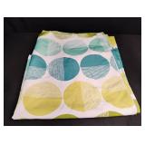 Modern Geometric Circle Pattern Shower Curtain