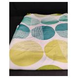 Modern Geometric Circle Pattern Shower Curtain