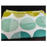 Modern Geometric Circle Pattern Shower Curtain