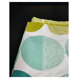 Modern Geometric Circle Pattern Shower Curtain