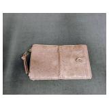 Vintage Embossed Leather Wallet with Tassel