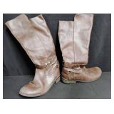 Vintage Style Tall Riding Boots