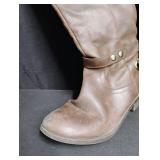 Vintage Style Tall Riding Boots