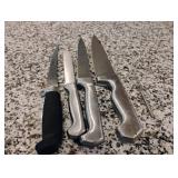 Kitchen Knife Set with Fish Filet Knife