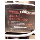 Sears Craftsman 3x21 Belt Sander Model 315.117151