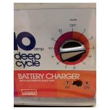 Vintage Ward 10 Amp Deep Cycle Battery Charger