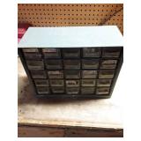 Vintage Multi-Drawer Small Parts Storage Cabinet