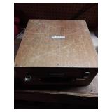 Vintage Wooden Drill Bit Storage Box