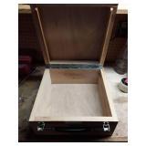 Vintage Wooden Drill Bit Storage Box