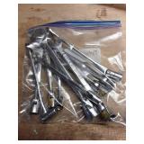 Set of Chrome Socket Wrench Adapters