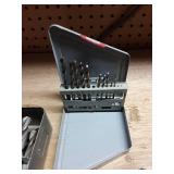 Vintage Industrial Drill Bit Set in Metal Cases