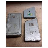 Vintage Industrial Drill Bit Set in Metal Cases