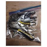 Set of Used Pliers in Ziploc Bag