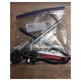 Bag of Various Heavy Duty Adjustable Pipe Wrenches