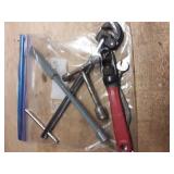 Bag of Various Heavy Duty Adjustable Pipe Wrenches