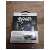 Blast Dual USB & Type-C Car Charger 3.1A