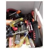 Mixed Lot of Assorted Screwdrivers in Box