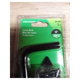 12-inch Black Cane Bolt by Hillman Hardware Essentials
