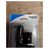 National Hardware Sliding Bolt Door/Gate Latch - Black